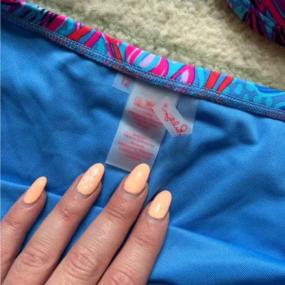 NWOT ruby red wild times Lilly Pulitzer two piece swim suit - Picture 6 of 9